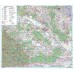 Карпати. Сторожинецький район, м-б 1:75 000