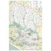 Карта автошляхів. Луганська область, м-б 1: 250 000