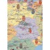 España. Фізична карта. Політико-адміністративна карта, м-б 1:1 600 000