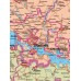Україна. Політико-адміністративна карта (на планках), м-б 1:500 000