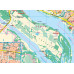 Запоріжжя. План міста, м-б 1:28 000