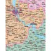 Україна. Політико-адміністративна карта (ламінована, на капі в рамі), м-б 1:1 500 000