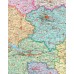 Україна. Політико-адміністративна карта (на капі в рамі), м-б 1:750 000