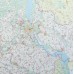 Київська область. Політико-адміністративна карта (картон в багеті), м-б 1:200 000