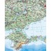Україна. Загальногеографічна карта (настінна лам. на планках), м-б 1:1 500 000