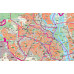 Київ та околиці (на картоні на планках), м-б 1:50 000