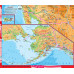 United States of America. Загальногеографічна карта (папір 180 г/м²), м-б 1:3 000 000