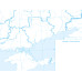 Україна. Контурна карта (на картоні), м-б 1:1 500 000