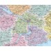 Україна. Політико-адміністративна карта (ламінована на планках) (лат.), м-б 1:1 500 000