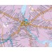 Україна. Карта залізниць (на картоні), м-б 1:1 000 000