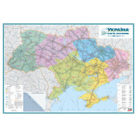 Україна. Карта залізниць (на картоні, на планках), м-б 1:1 000 000