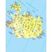 Поштові індекси Європи (на картоні на планках), м-б 1:4 000 000
